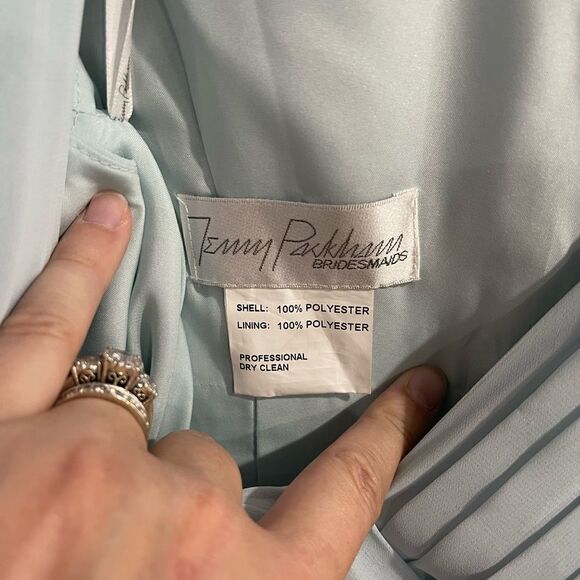 Jenny Packham Morning Sky Style JP1019 Maxi Dress Sz 16 - Picture 7 of 9